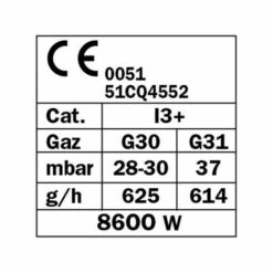 HELIOTRADE Réchaud En Fonte Sur 4 Pieds - 3 Bruleurs - 8600W -Pas Cher Réchaud Boutique 10733409 4