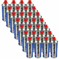 Pack De 28 Cartouche Gaz ALPENTECH 227g Butane Bouteille De Gaz UN2037 Pour Réchauds Et Désherbeurs Thermiques