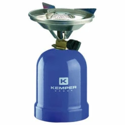Réchaud Gaz Sans Piezo Anti-vent - Ke2009 - Kemper - Bleu