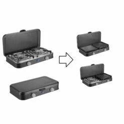 ANTARION Réchaud à Gaz Cadac 2 Cook Deluxe - 2 Planchas
