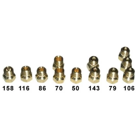 SACHET D'INJECTEURS GAZ BUTANE POUR CUISINIERE BRANDT 3 SACHET D'INJECTEURS GAZ BUTANE POUR CUISINIERE BRANDT