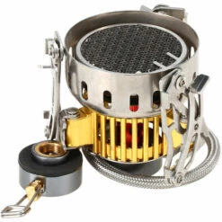 ASUPERMALL Poele A Gaz Coupe-Vent, Pour La Randonnee Pique-Nique, Or -Pas Cher Réchaud Boutique 18358218 5