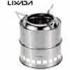 LIXADA Poele A Bois Pliant En Acier Inoxydable, Pique-Nique De Camping En Plein Air -Pas Cher Réchaud Boutique 18358298 1