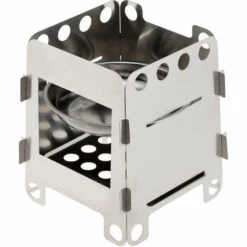 LIXADA Poele A Bois Leger En Plein Air Pour Camping, Avec Sac De Rangement