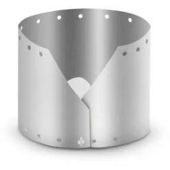 ASUPERMALL Plaque Coupe-Vent En Titane Ultra-Mince, Pour Le Camping En Plein Air, Hauteur: 15Cm