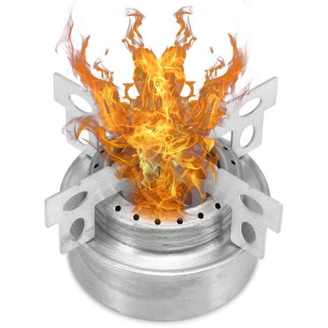 LIXADA Rechaud A Alcool Pour Camping En Plein Air, Avec Support, Acier Inoxydable 4 LIXADA Rechaud A Alcool Pour Camping En Plein Air, Avec Support, Acier Inoxydable – Image 2