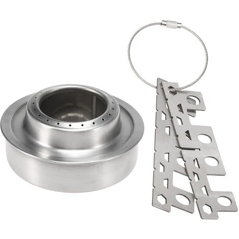 LIXADA Rechaud A Alcool Pour Camping En Plein Air, Avec Support, Acier Inoxydable 6 LIXADA Rechaud A Alcool Pour Camping En Plein Air, Avec Support, Acier Inoxydable – Image 4