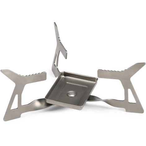 LIXADA Rechaud A Alcool Pliable En Titane Camping, 14 G 4 LIXADA Rechaud A Alcool Pliable En Titane Camping, 14 G – Image 2