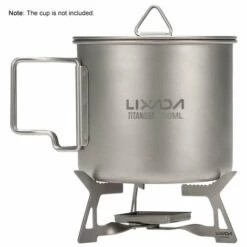 LIXADA Rechaud A Alcool Pliable En Titane Camping, 14 G 11 LIXADA Rechaud A Alcool Pliable En Titane Camping, 14 G -Pas Cher Réchaud Boutique 18406429 5
