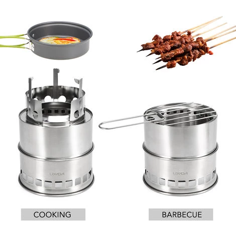 LIXADA Rechaud De Camping Pliant, Rechaud De Cuisson Exterieur 5 LIXADA Rechaud De Camping Pliant, Rechaud De Cuisson Exterieur – Image 3