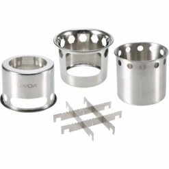 LIXADA Poele A Bois Pliable, Acier Inoxydable 10 LIXADA Poele A Bois Pliable, Acier Inoxydable -Pas Cher Réchaud Boutique 18534616 4