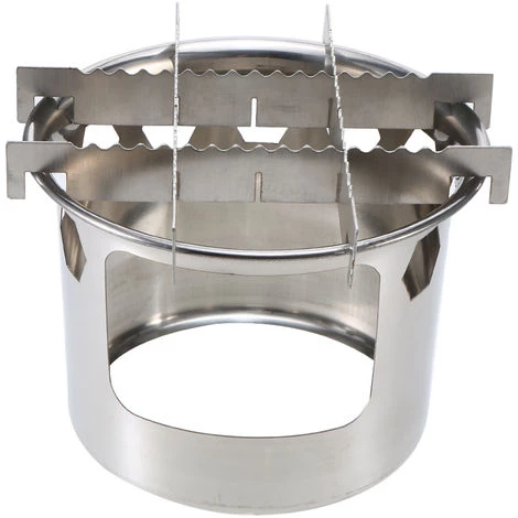 LIXADA Poele A Bois Pliable, Acier Inoxydable 7 LIXADA Poele A Bois Pliable, Acier Inoxydable – Image 5