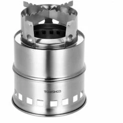 TOMSHOO Poele A Bois Pliant Coupe-Vent