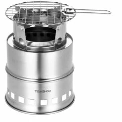 TOMSHOO Poele A Bois Pliant Coupe-Vent -Pas Cher Réchaud Boutique 19154286 3