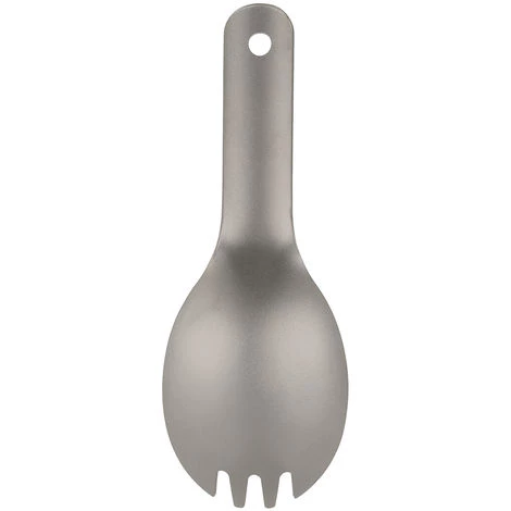 LIXADA Fourche En Titane A Manche Court, Couverts De Camping En Plein Air Ultra-Legers 5 LIXADA Fourche En Titane A Manche Court, Couverts De Camping En Plein Air Ultra-Legers – Image 3