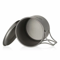 LIXADA Coupe En Titane Ultraleger, Avec Poignee Pliable, 300Ml -Pas Cher Réchaud Boutique 19154339 5