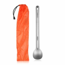 LIXADA Cuillere A Long Manche En Titane, Couverts Exterieurs -Pas Cher Réchaud Boutique 19154359 4