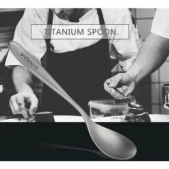 LIXADA Cuillere En Titane, Pour Le Camping En Plein Air A Domicile