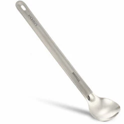 LIXADA Cuillere A Long Manche En Titane, Couverts De Camping En Plein Air -Pas Cher Réchaud Boutique 19154382 3