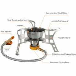TOMSHOO Rechaud De Camping Coupe-Vent -Pas Cher Réchaud Boutique 19154456 4