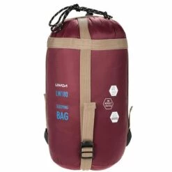 LIXADA Sac De Couchage De Voyage Pour Camping En Plein Air, 680G, 190 * 75Cm, Vin Rouge