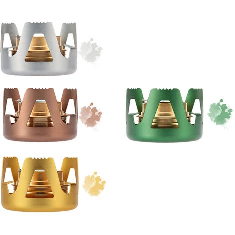 LIXADA Poele A Alcool Ultra-Leger En Alliage De Cuivre, Vert 7 LIXADA Poele A Alcool Ultra-Leger En Alliage De Cuivre, Vert – Image 5