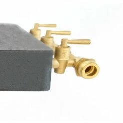 MEVA Rechaud Gaz Fonte Véritable 9.8 KW 4 Pieds 3 Robinets + Tuyau Gaz à Vis 1.50m + Détendeur Butane -Pas Cher Réchaud Boutique 19334680 5