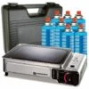 Plancha Gaz Portable 2300W Kemper Plaque Anti Adhésive + 8 Cartouches Gaz Camping + Valise De Transport 2 Plancha Gaz Portable 2300W Kemper Plaque Anti Adhésive + 8 Cartouches Gaz Camping + Valise De Transport -Pas Cher Réchaud Boutique 19710639 1