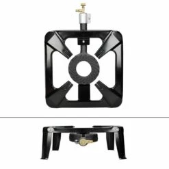 ECD GERMANY Réchaud Gaz Avec 4 Pieds Brûleur Tabouret De Gaz Tuyau En Propane 100 Cm -Pas Cher Réchaud Boutique 20334323 3