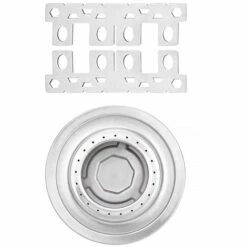 AOTU Rechaud-Vent Poele En Acier Inoxydable Alcool Poele Avec Croix Stands, At6388 -Pas Cher Réchaud Boutique 23189591 3