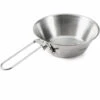 Lixada Bol En Acier Inoxydable Avec Poignee Pliable Pour Camping En Plein Air Randonnee Pedestre De Pique-Nique, Acier Inoxydable -Pas Cher Réchaud Boutique 23190316 1