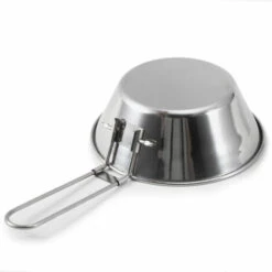 Lixada Bol En Acier Inoxydable Avec Poignee Pliable Pour Camping En Plein Air Randonnee Pedestre De Pique-Nique, Acier Inoxydable -Pas Cher Réchaud Boutique 23190316 4