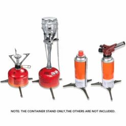 CAMPINGMOON Pliable Gaz Plat Reservoir Support Bouteille Longue Cartouche Support Trepied Gaz Canister Stand -Pas Cher Réchaud Boutique 23191234 4