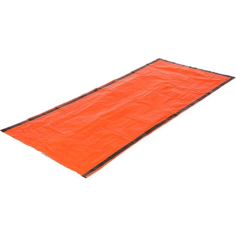 ASUPERMALL 2 Pcs Couverture D'Urgence Avec Compression Sac Portable Couchage D'Urgence Leger Sac Pour Camping Voyage Randonnee Pedestre, Orange 6 ASUPERMALL 2 Pcs Couverture D'Urgence Avec Compression Sac Portable Couchage D'Urgence Leger Sac Pour Camping Voyage Randonnee Pedestre, Orange – Image 4