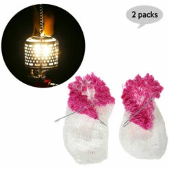 ASUPERMALL 2 Pcs Exterieur Lampe Lanterne De Camping Mantles Lampwick Tente Gaslamp Couverture Gaze Inverted Mantles -Pas Cher Réchaud Boutique 23196557 4