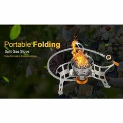 DEVENIRRICHE Brûleur à Gaz De Camping Pliable Portatif Extérieur -Pas Cher Réchaud Boutique 23576680 5