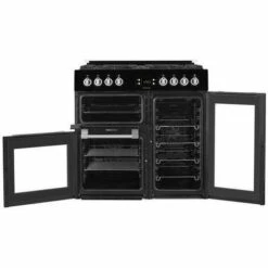 LEISURE CK90F320KG-Piano De Cuisson Table Gaz-5 Foyers-5,5kWh-triple Cavité-2 Fours+1 Grill-60L+79L-A-Noir -Pas Cher Réchaud Boutique 28068218 2