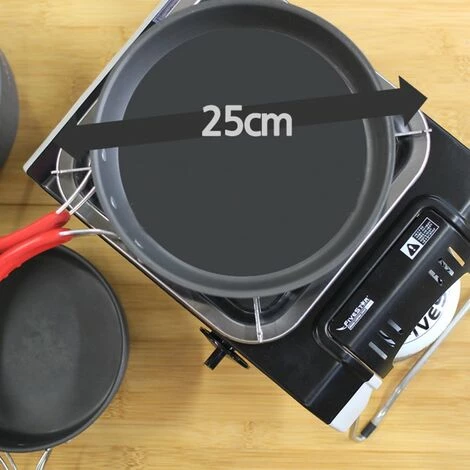 Réchaud à Gaz 2400W SILVER 1 Allumage Piezo + Cartouche Gaz Mallette De Transport FIVESTAR 5 Réchaud à Gaz 2400W SILVER 1 Allumage Piezo + Cartouche Gaz Mallette De Transport FIVESTAR – Image 3