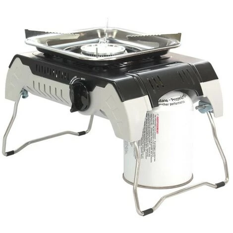 Réchaud à Gaz 2400W SILVER 1 Allumage Piezo + Cartouche Gaz Mallette De Transport FIVESTAR 6 Réchaud à Gaz 2400W SILVER 1 Allumage Piezo + Cartouche Gaz Mallette De Transport FIVESTAR – Image 4