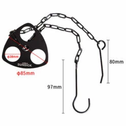 SUNDICK Gril Accrochant De Trepied De Pot D'Acier Inoxydable, Equipement Exterieur De Camping De Feu De Camp -Pas Cher Réchaud Boutique 30195831 4