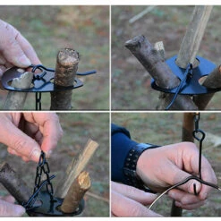 SUNDICK Gril Accrochant De Trepied De Pot D'Acier Inoxydable, Equipement Exterieur De Camping De Feu De Camp -Pas Cher Réchaud Boutique 30195831 5