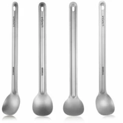 LIXADA Ensemble De Fourchette Et Cuillere A Long Manche Exterieur Portable, Vaisselle De Pique-Nique De Camping Mat -Pas Cher Réchaud Boutique 31032817 3