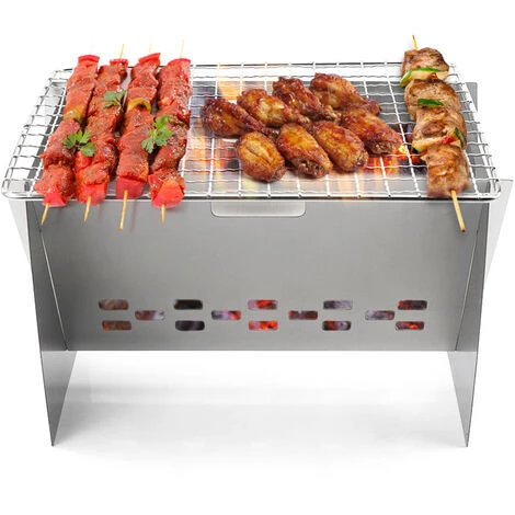 ASUPERMALL Nouveau Mini Poele A Bois De Camping Pliable En Acier Inoxydable, Sac Non Tisse 4 ASUPERMALL Nouveau Mini Poele A Bois De Camping Pliable En Acier Inoxydable, Sac Non Tisse – Image 2