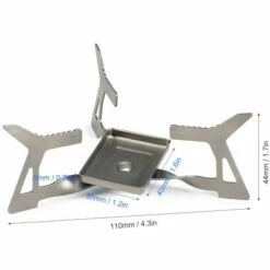 Rechaud Exterieur, Bruleur A Alcool Solide Pliant Lixada WST014 - Bruleur A Alcool Solide Pliant Lixada WST014 -Pas Cher Réchaud Boutique 33109051 5