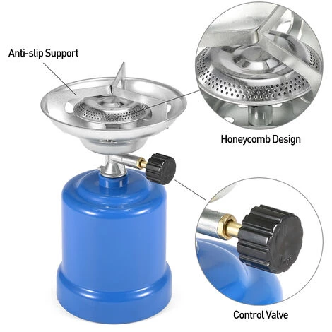 HAPPYSHOPPING Valve A Aiguille Rechaud De Camping Rechaud A Cafe Portable 190g Reservoir De Gaz Bruleur Dedie, TR-2190 - TR-2190 5 HAPPYSHOPPING Valve A Aiguille Rechaud De Camping Rechaud A Cafe Portable 190g Reservoir De Gaz Bruleur Dedie, TR-2190 - TR-2190 – Image 3