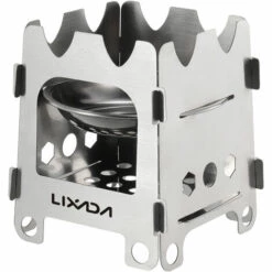 Poele D'exterieur Lixada, Poele A Bois Avec Bac A Alcool HWL-06 - Poele A Bois Avec Bac A Alcool HWL-06