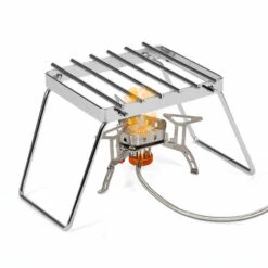 ASUPERMALL Support Carre De Cuisiniere A Cafe Pliable, Gril De Feu De Camp Multifonctionnel En Acier Inoxydable -Pas Cher Réchaud Boutique 33716986 3
