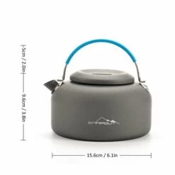 ASUPERMALL 1.4L Bouilloire De Camping En Plein Air En Aluminium Theiere Bouilloire Compacte Legere Cafetiere Pour Camping Randonnee Sac A Dos -Pas Cher Réchaud Boutique 34051201 2