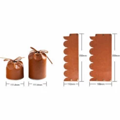 SHINETRIP Housse De Protection Pour Reservoir De Gaz, Housse De Protection Pour Poele, Sac De Rangement Pour Bouteille De Carburant, Marron, Petit -Pas Cher Réchaud Boutique 35023633 4