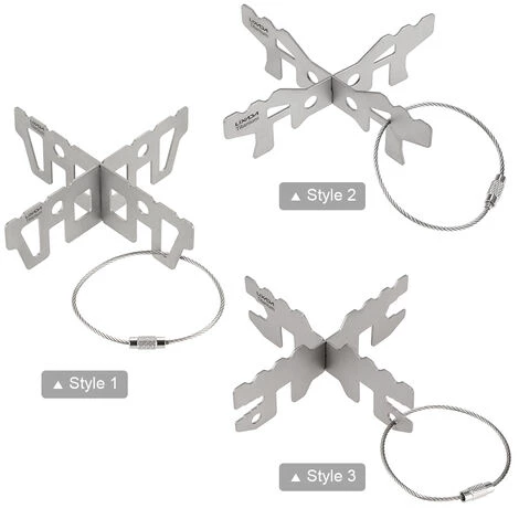 Support En Titane Pour Poele A Alcool Lixada, Type D'outil - Type D'outil 5 Support En Titane Pour Poele A Alcool Lixada, Type D'outil - Type D'outil – Image 3